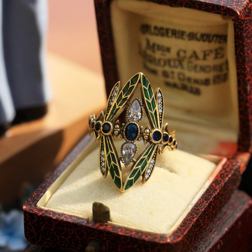 Ring golden antik einstellbar - golden,