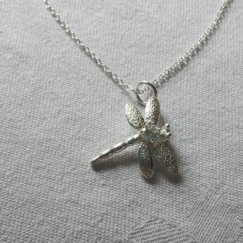 Silber ankerkette mit libellen - ankerkette,