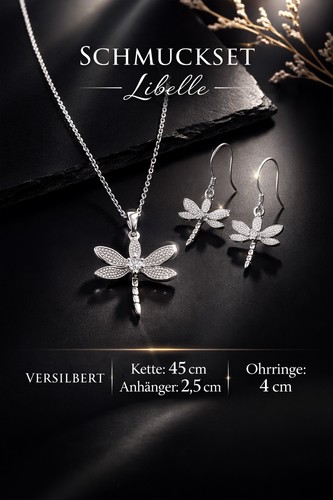 Versilbert libellen - versilbert, –