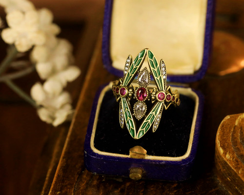 Verstellbarer antikgold ring - antikgold,