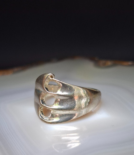 Ring edelstahl bandring modern - edelstahl,